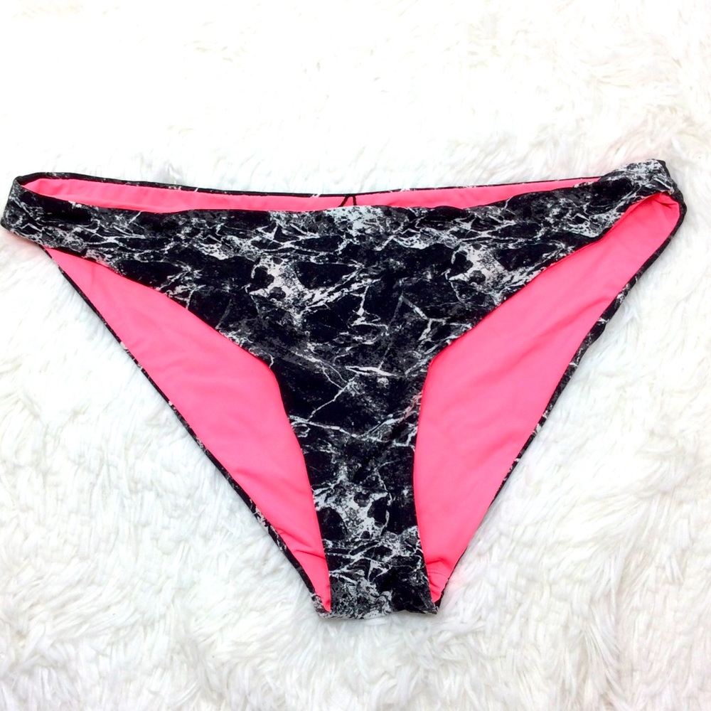TINIBIKINI Reversible Marbled Bikini Bottoms